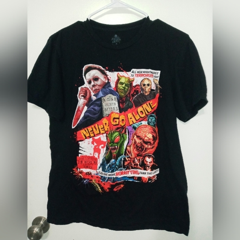 Universal studios Halloween Horror Night 2022 Short sleeve Black T shirt Medium
